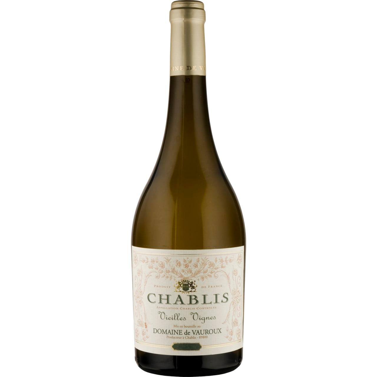 A creamy texture, underscored by a typical Chablis mineral acidity.