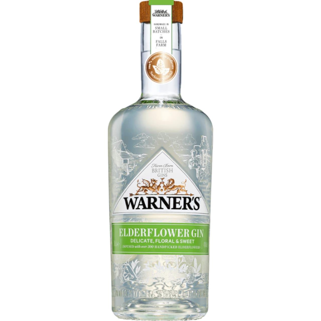 Warner's Elderflower Infused Gin - Suburban BottleStore