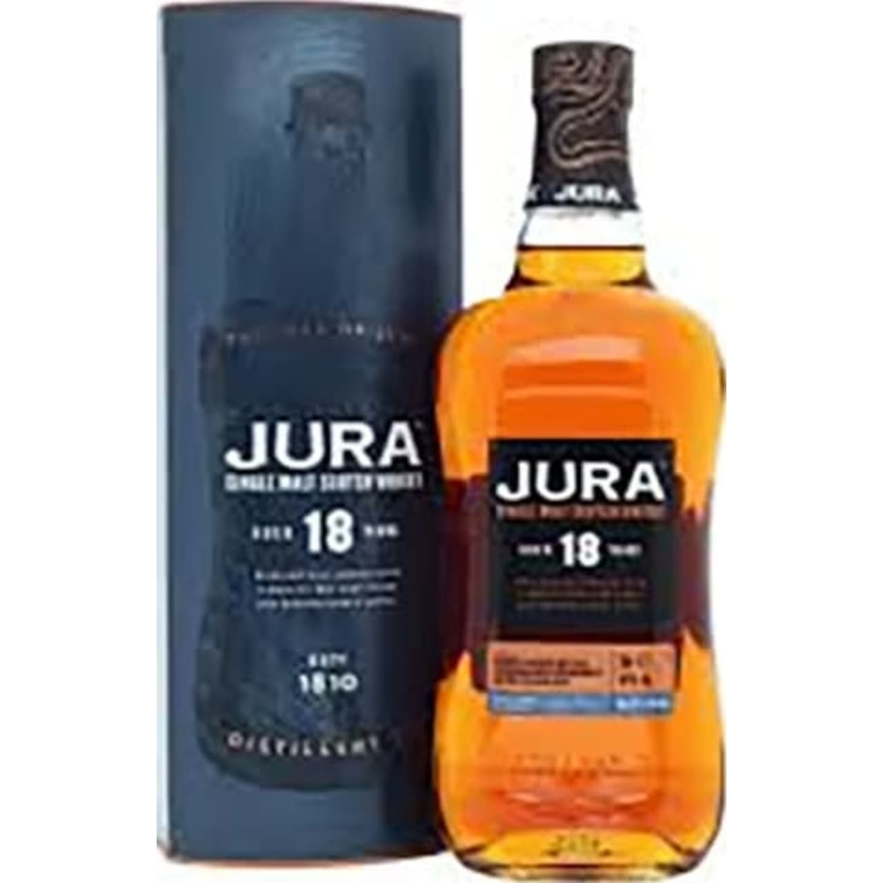 This Jura 18 yo has most of the hallmarks of the distillery's style, but adds a unique cask finish. Matured in American oak ex-bourbon barrels, and enriched by superior Premier Grand Cru.
