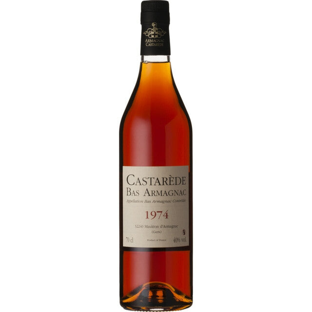 A rare and highly complex single vintage Armagnac from 1974.