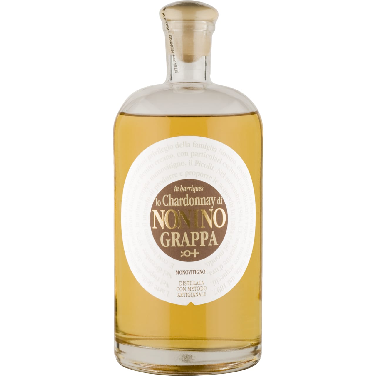 This Nonino Grappa is produced using the pomace from the Chardonnay grape, and aged between 8 and 10 months in barriques to take on flavour and character from the cask.