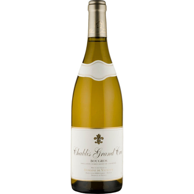 This is quintessential Grand Cru Chablis from an outstanding vintage. Intense and elegant on the nose the palate is immensely concentrated and complex with layers of green apple and restrained minerality.