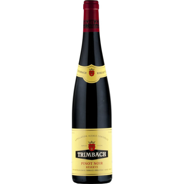 An Alsace pinot noir with bright cherry cake fruit with hints of Christmas spice and smooth, clean palate.