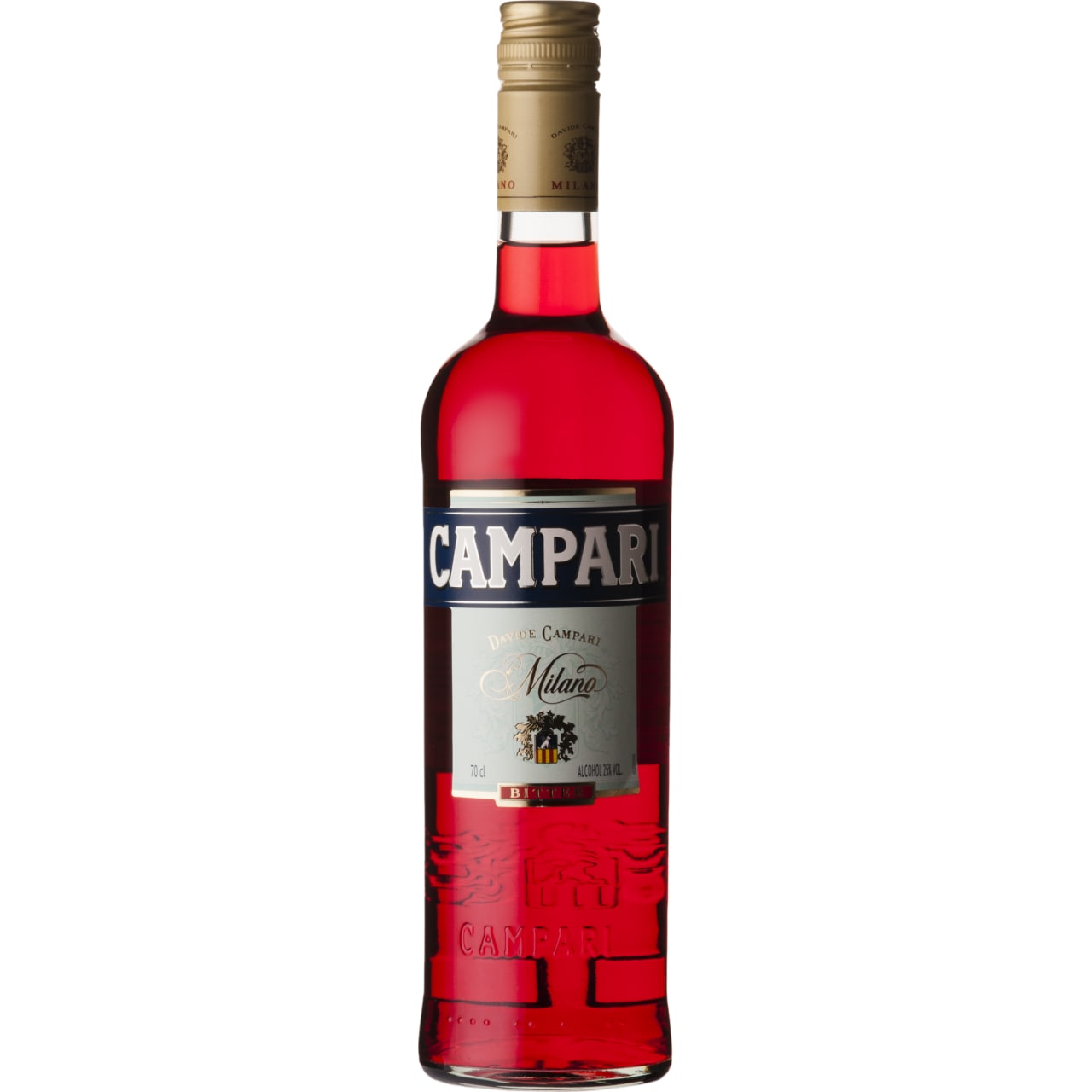 Campari is made from infusing herbs, aromatic plants and fruit in alcohol and water.