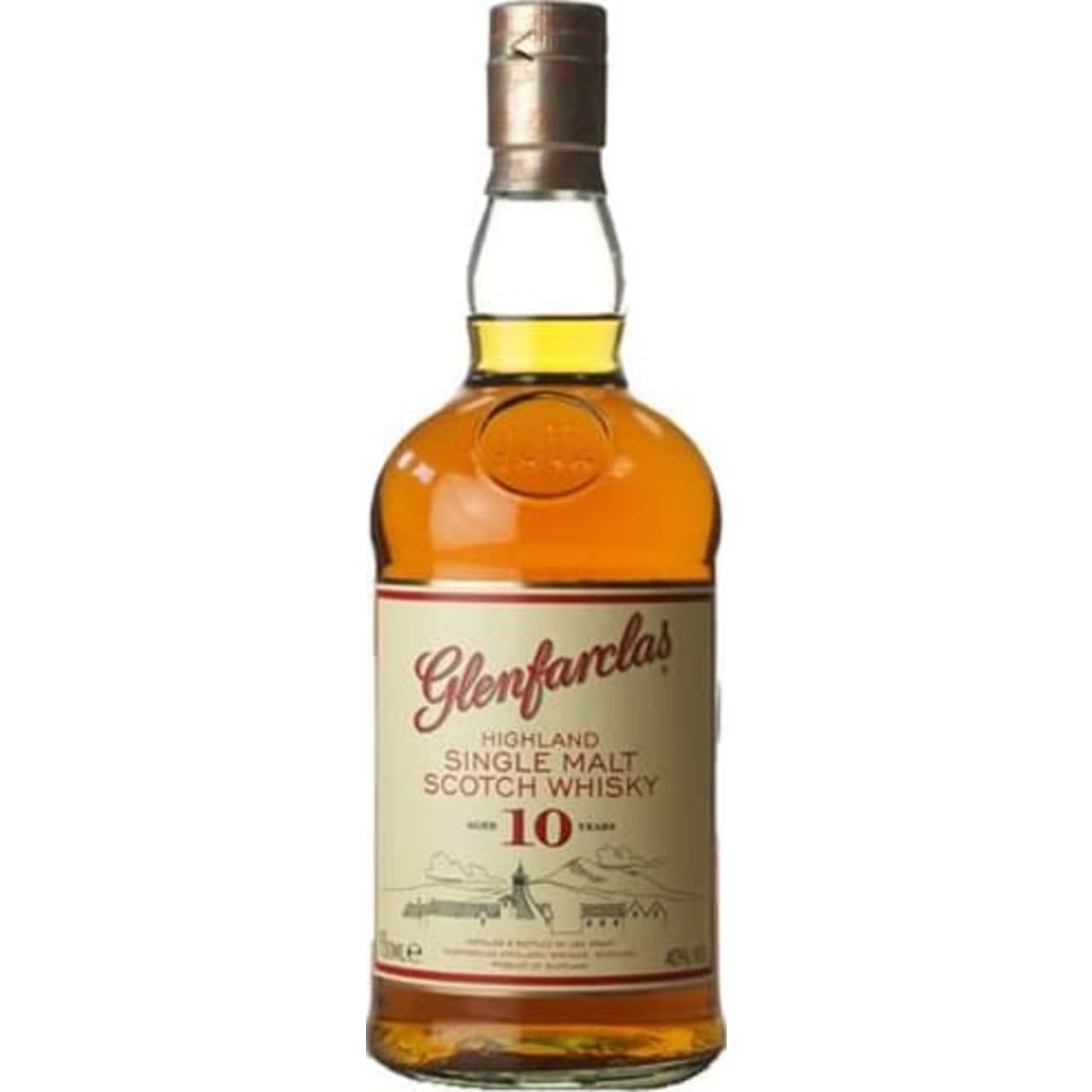This 10-year-old Highland malt has a wonderful straw gold colour, is delicately light and sweet, with a floral, fruity nose and a long slightly spicy finish.