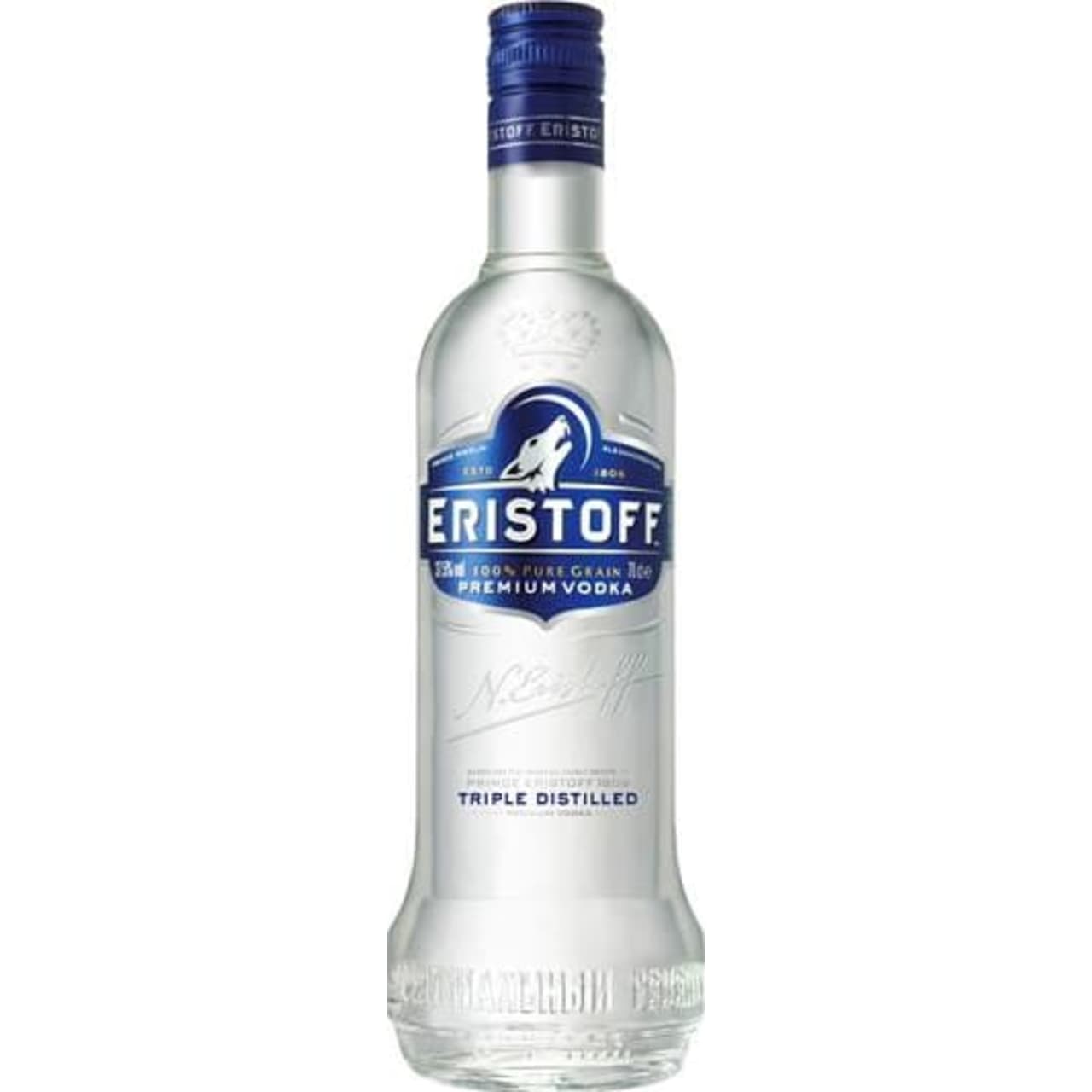 Made from 100% pure grain, which contains just the right level of moisture and pure character, and demineralised water, Eristoff is triple distilled and finally charcoal filtered to ensure absolute purity, to create a clean and crisp taste.