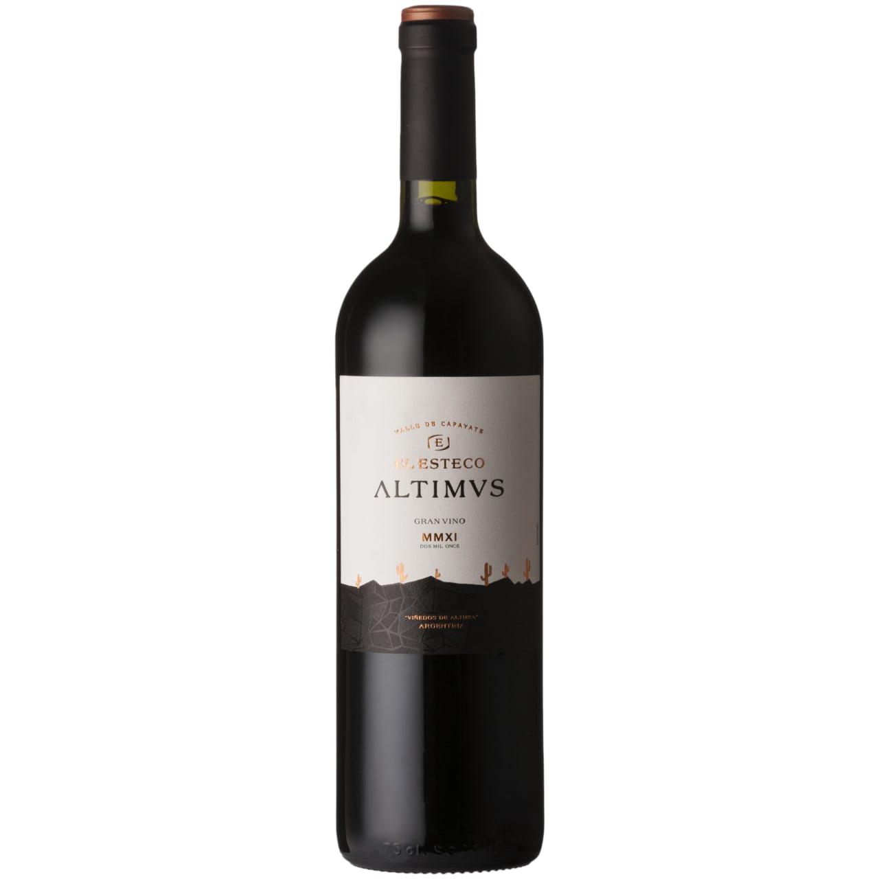 Complex with refined aromas of baked red fruits, dark chocolate and toasty oak.