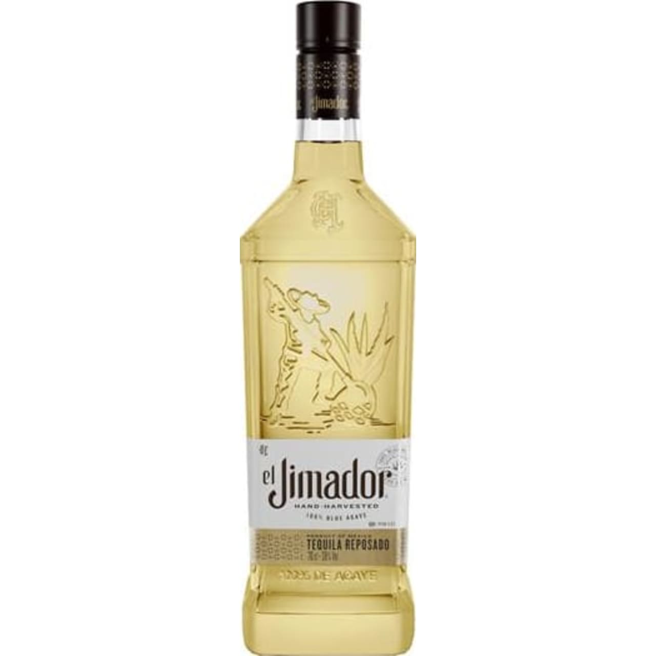 El Jimador Reposado begins with 100% hand-harvested blue Weber agave, naturally fermented and double distilled. Then it enjoys a two-month siesta in their own handmade American oak barrels until the perfect moment.
