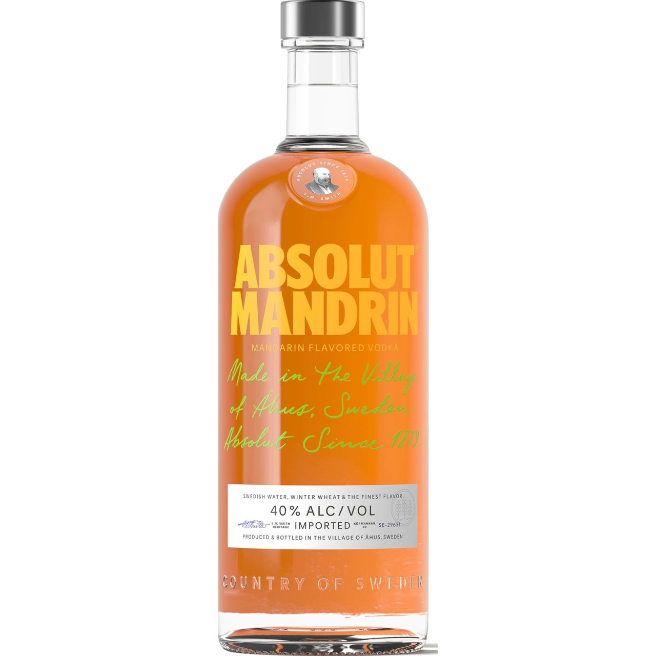 Absolut Mandrin is complex, smooth and mellow with a fruity mandarin and orange character mixed with a note of orange peel.