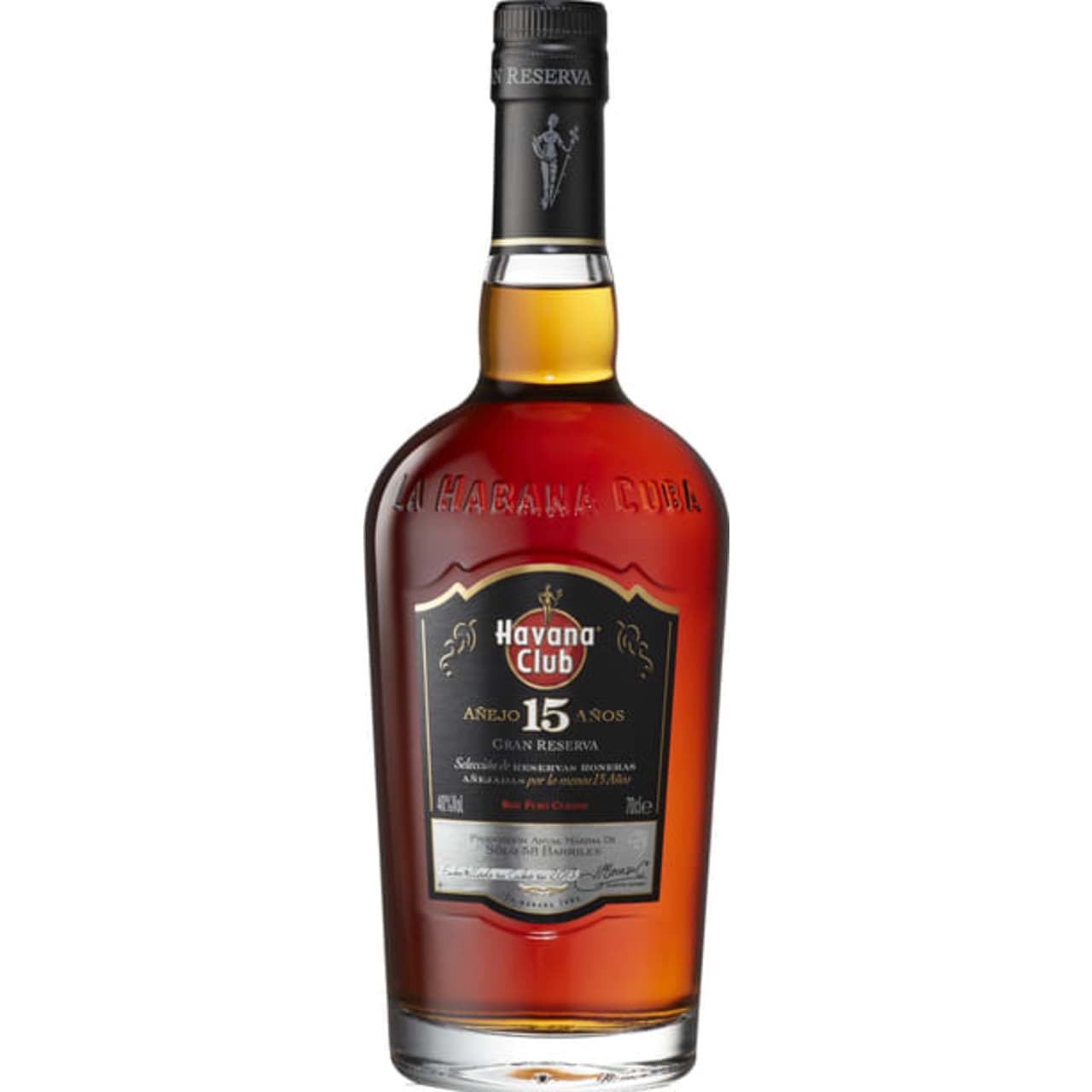 Havana Club 15 años is a cascade of flavours. An exceptionally long and quality ageing process that results in a luxurious, smooth mouthfeel, with incomparable softness of tannins and a very fruity aroma. This rum is a bright and full-bodied liquid, with a rich, mahogany colour.