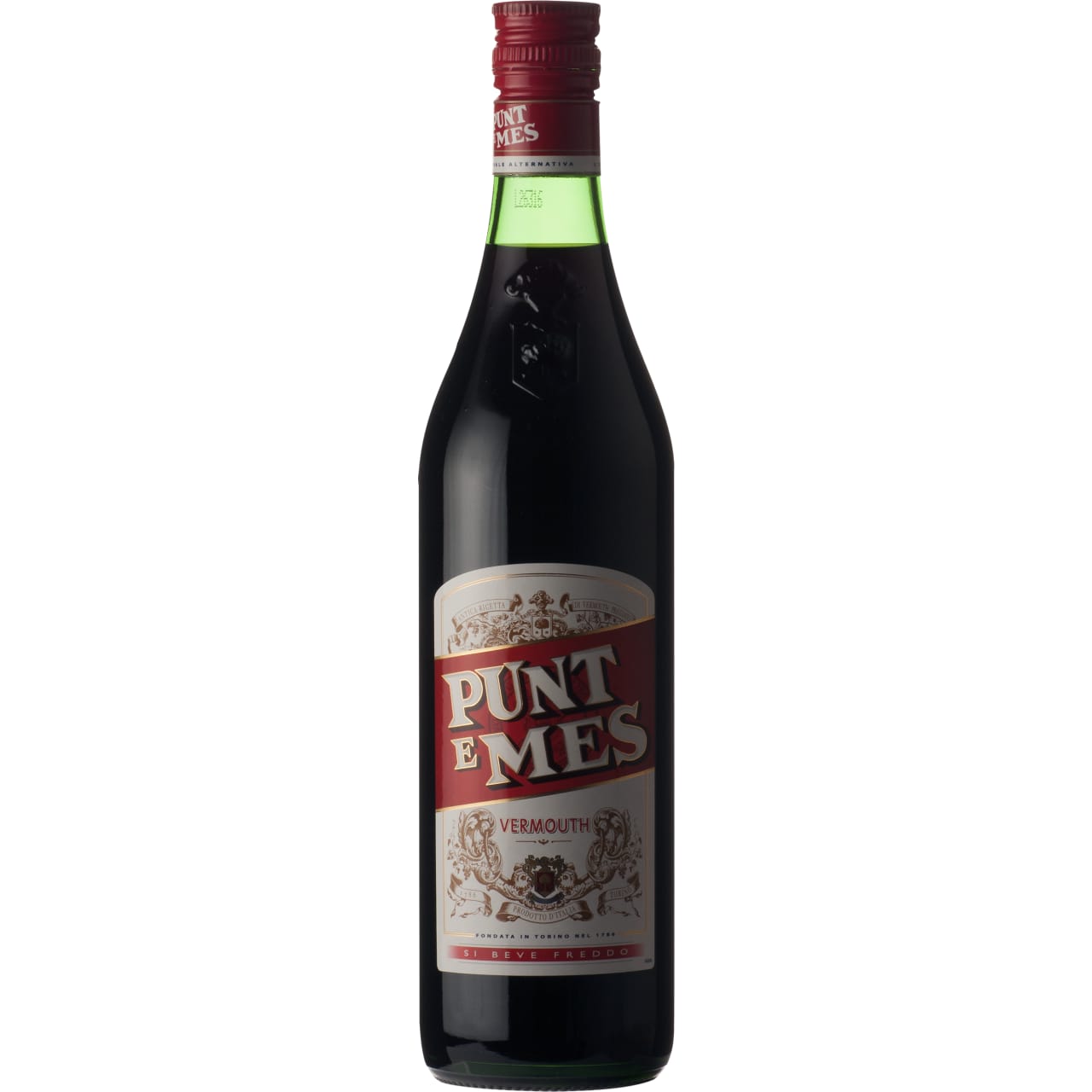 Punt E Mes is a sweet and classic red vermouth that contains a mix of 10 herbs and spices along with quinine (also found in tonic water), which contributes bitterness to its bittersweet flavour.