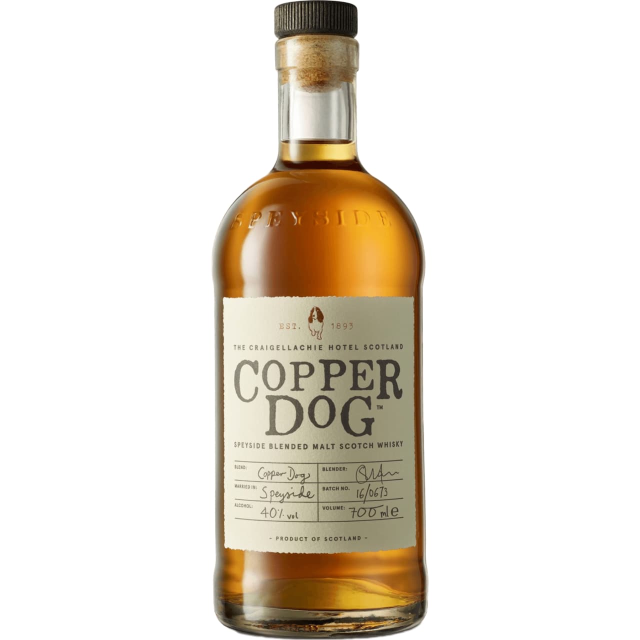Copper Dog is an award winning whisky from the heart of Speyside, Scotland.