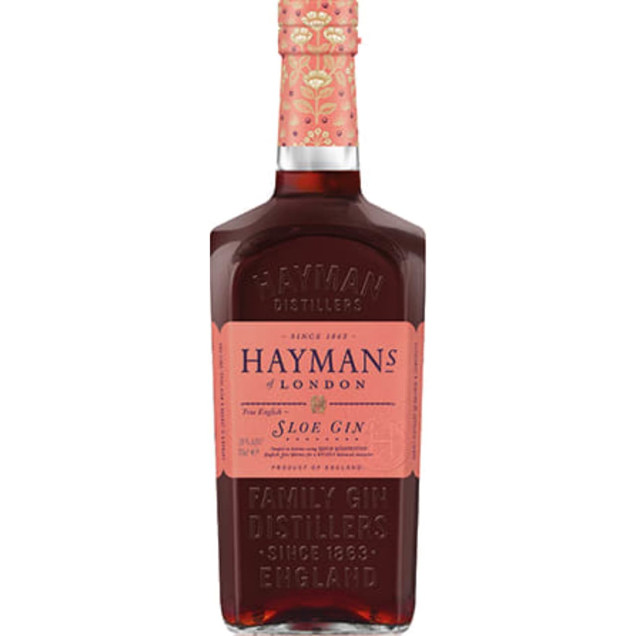 Packed full with delicious hedgerow sloe berries, Hayman's Sloe Gin is a traditional English Liqueur, rich in berry taste with an almond hint.