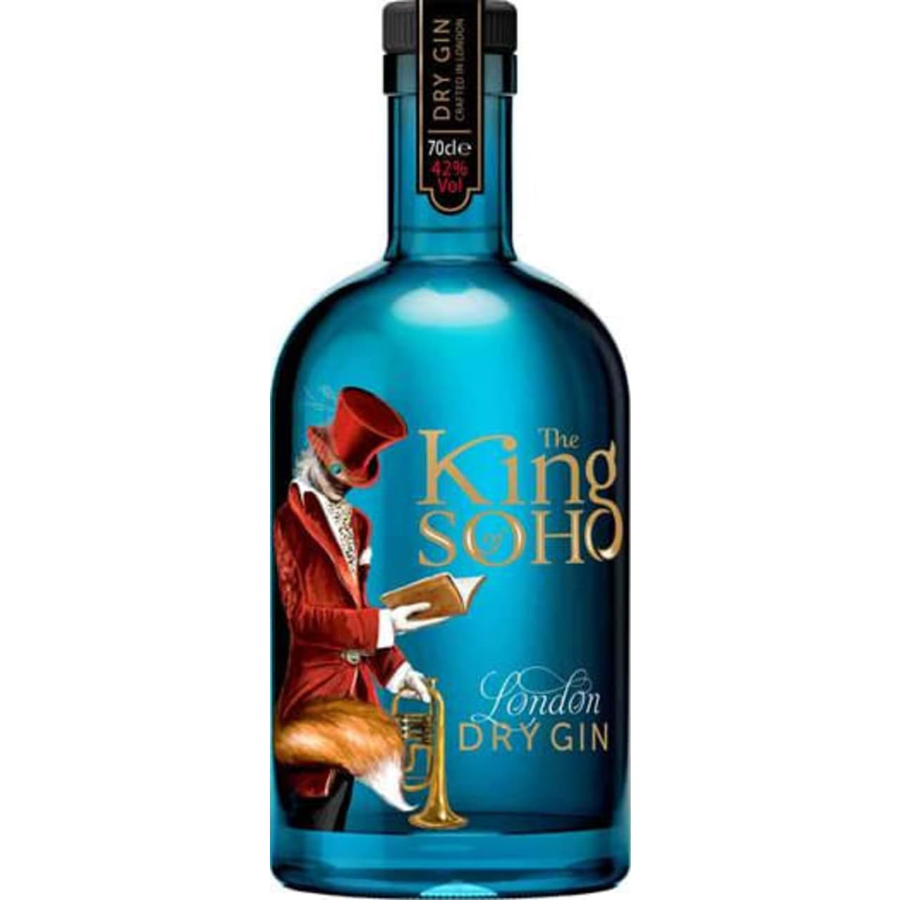 The King of Soho is a London Dry Gin distilled in the heart of London using traditional methods; a complex spirit crafted with 12 botanicals to our unique flavour profile.