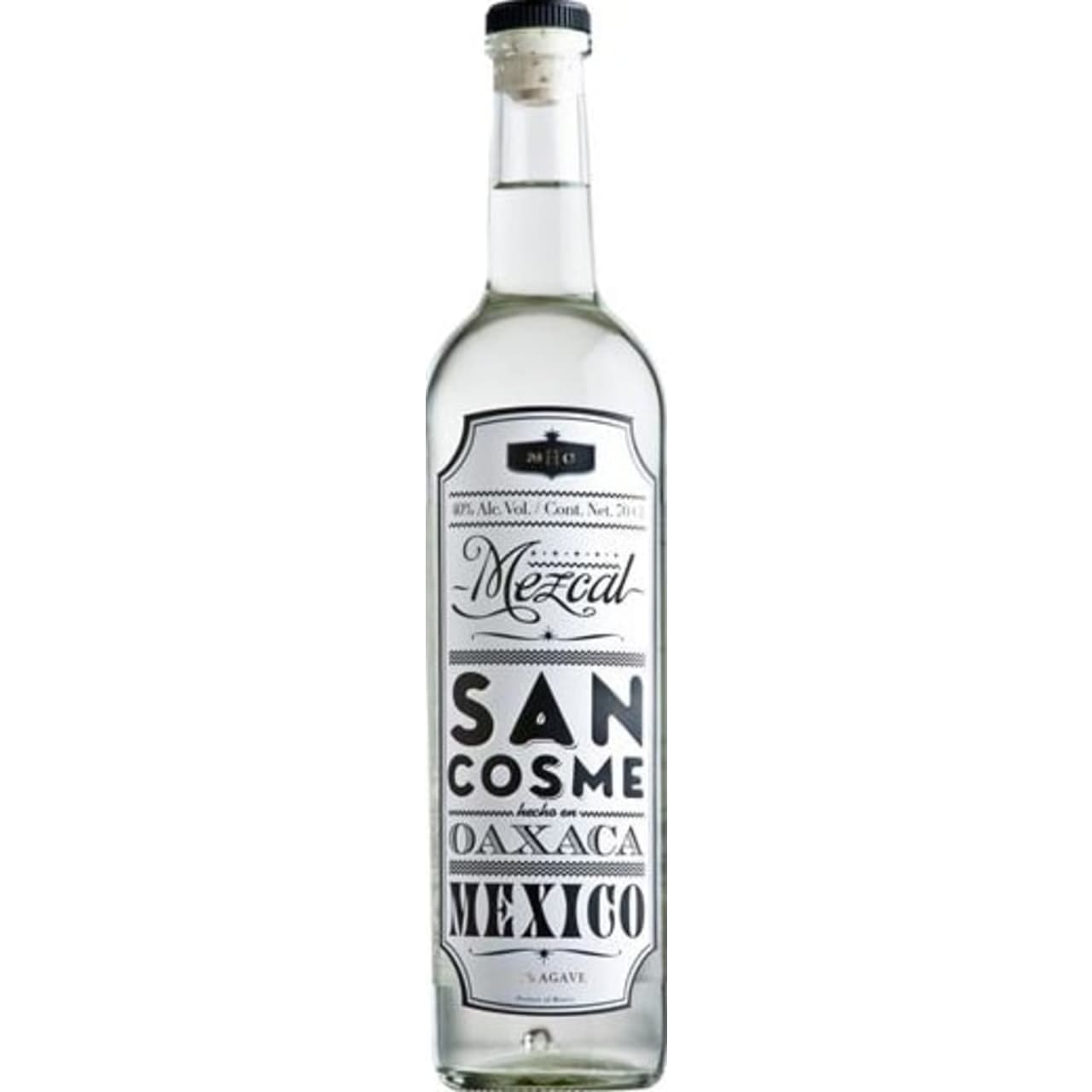 Produced in small batches in Oaxaca, Mexico, Mezcal San Cosme is made with 100% Espadin agave and possesses a beautiful, complex palate with smokiness and caramel sweetness.