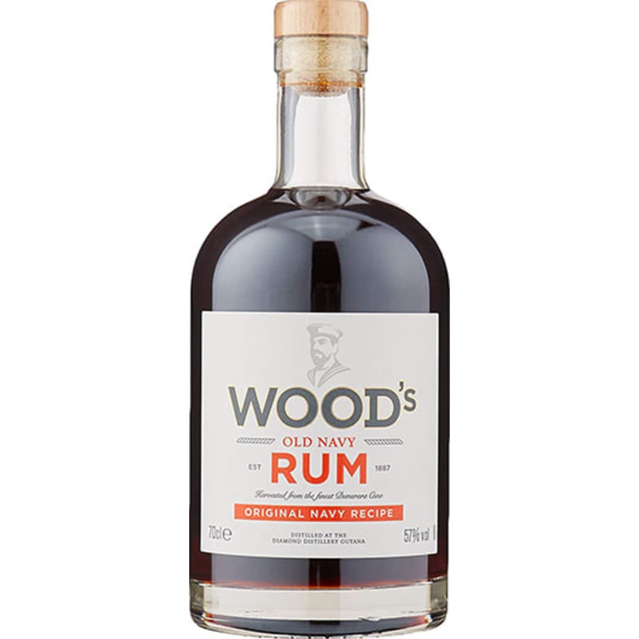 A rich, dark rum with a high abv that retains its smoothness. Notes of brown sugar, Christmas pudding and thick syrupy toffee.
