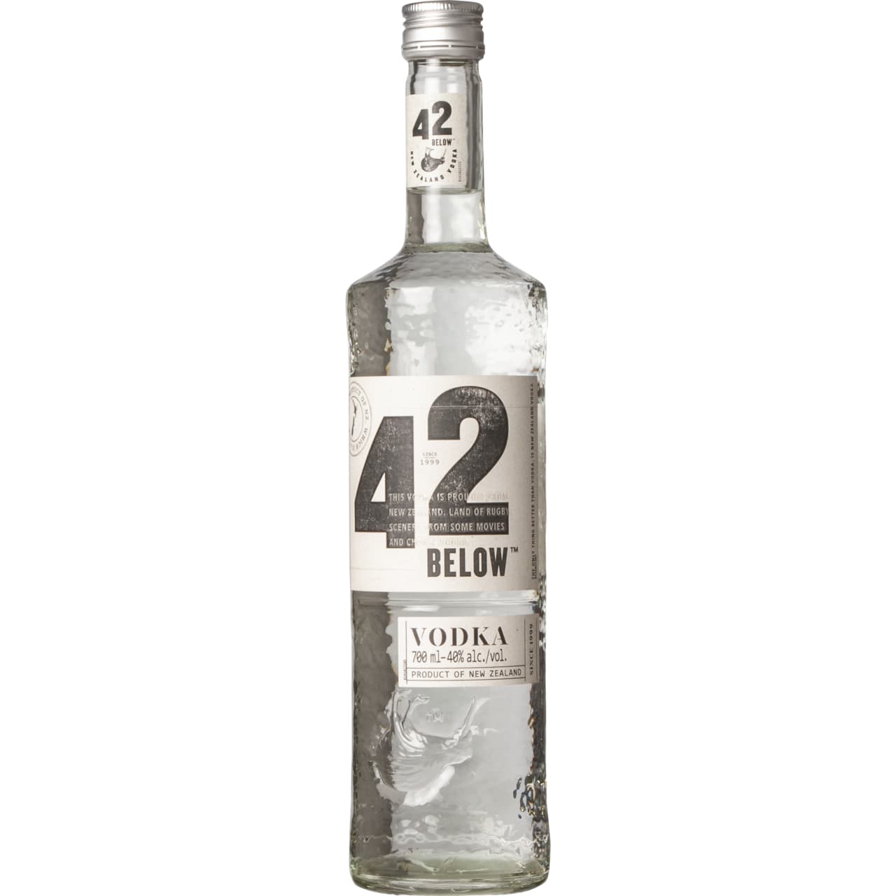 42 Below is an indicative name, referring to 42 degrees below the equator: the latitude at which the vodka is produced. The air in New Zealand is of such a wonderful purity that it's considered a benchmark for the rest of the world to aim for.