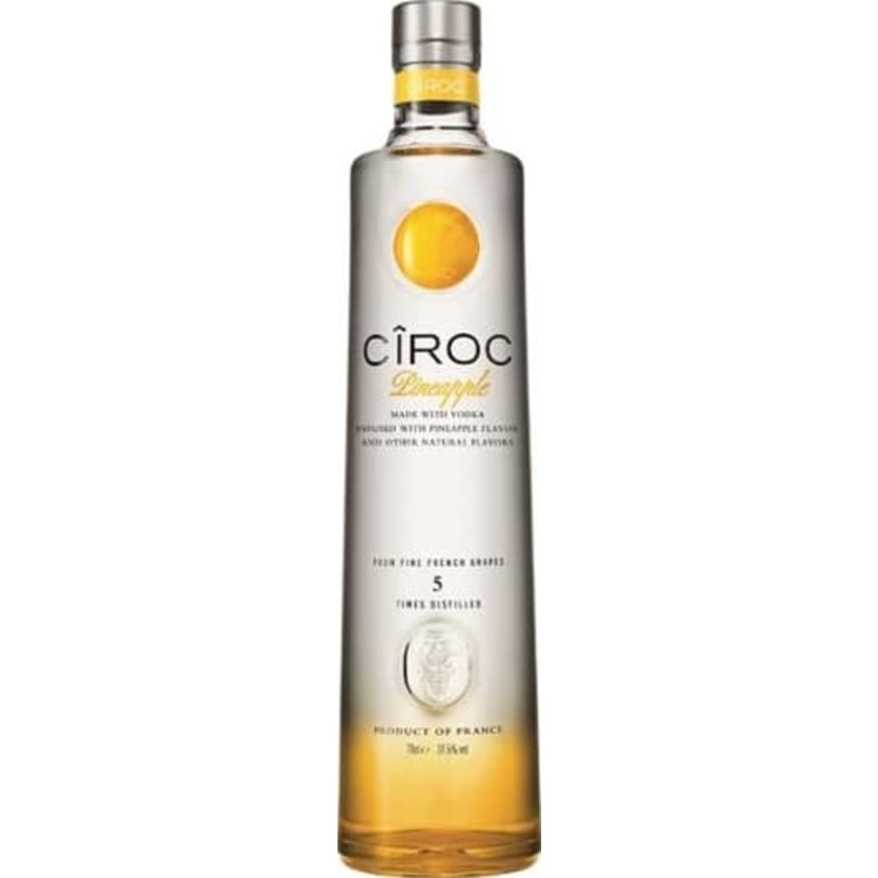 CÎROC Pineapple is infused with the delicate natural flavours of fresh, crushed pineapple.