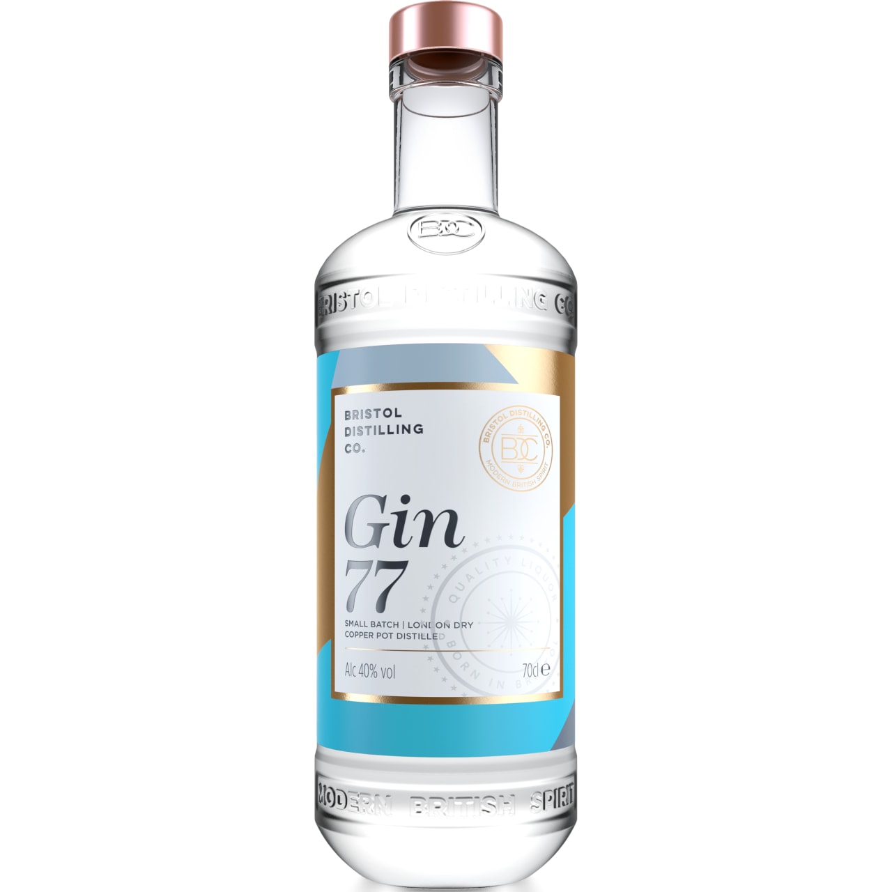 London Dry Gin, Distilled and bottled in small batches in Bristol. A complex and appealing taste of zesty grapefruit and malty sweetness.