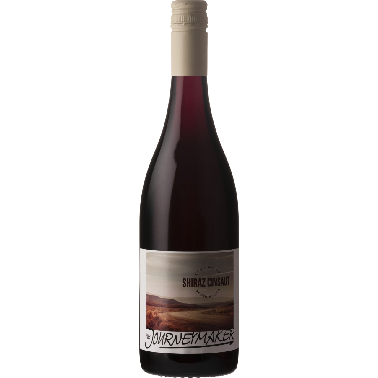 Lustrous ruby red. This exciting blend of Shiraz and Cinsault displays an array of ripe red berries.
