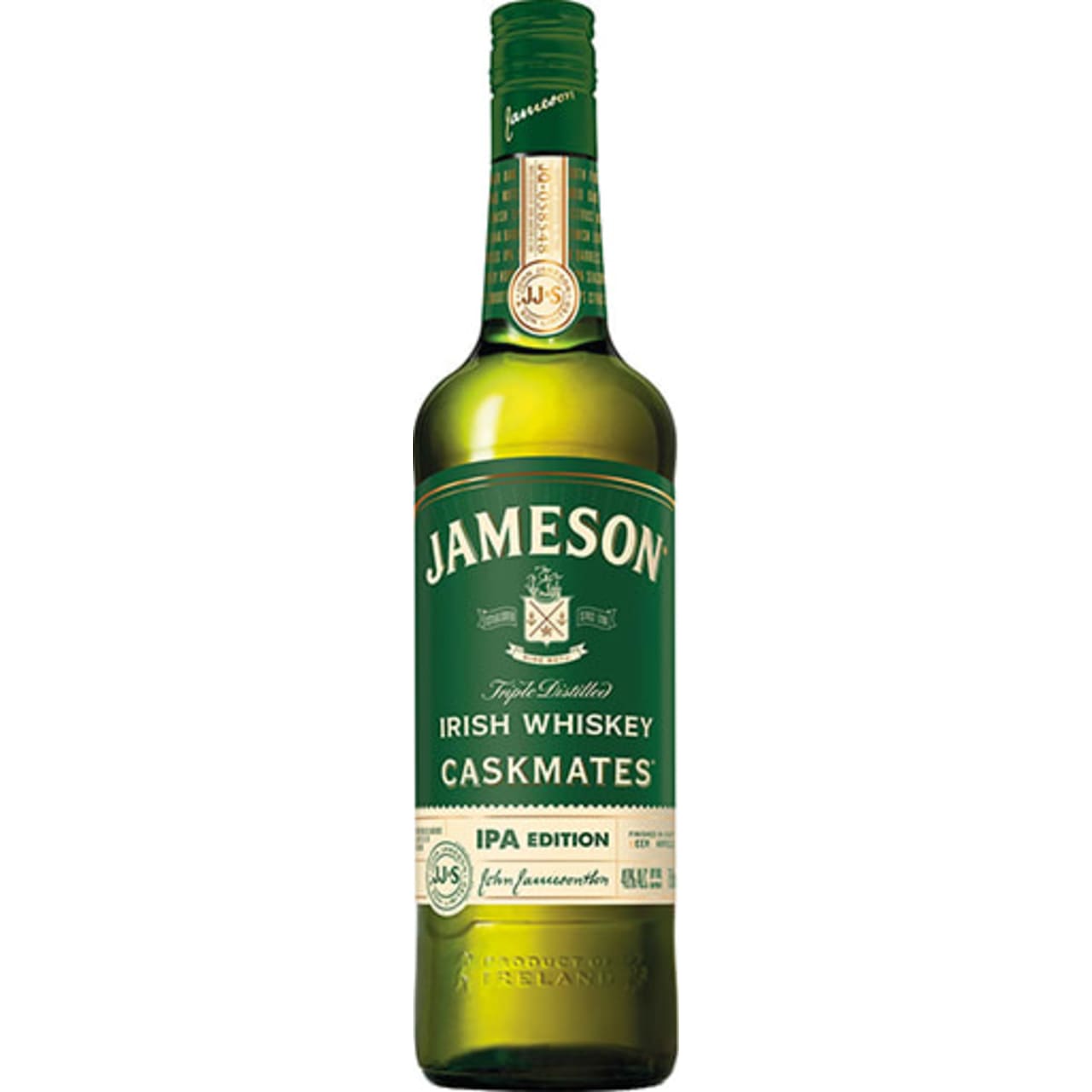 The second release in Jameson Caskmates range, finished this time in casks that once held zesty IPA. The combination adds further layers of hop fruitiness to the whiskies already fruity character as well as a touch of citrus, floral notes and some balancing bitterness.