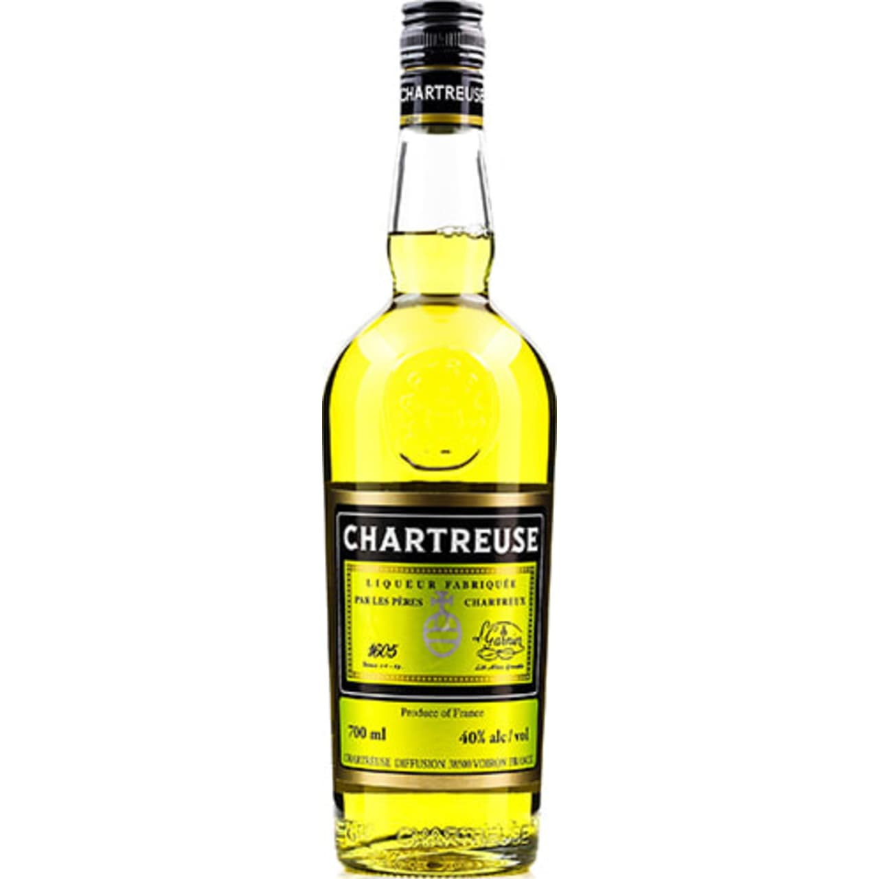 Chartreuse Yellow has significantly less alcohol and is a little sweeter than the green "original".