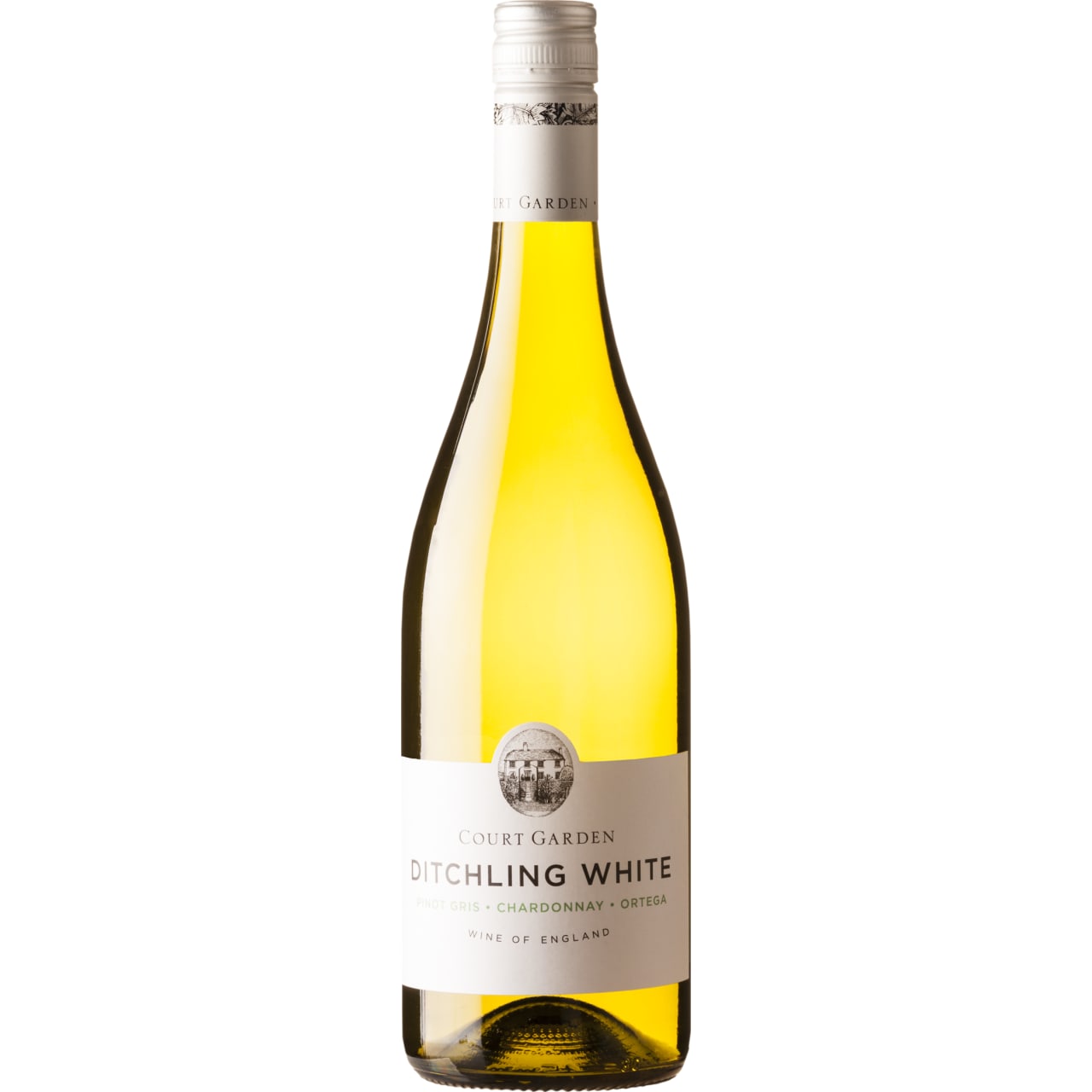 This Court Garden Ditchling White is a delicious blend of Pinot Gris, Chardonnay and Ortega.