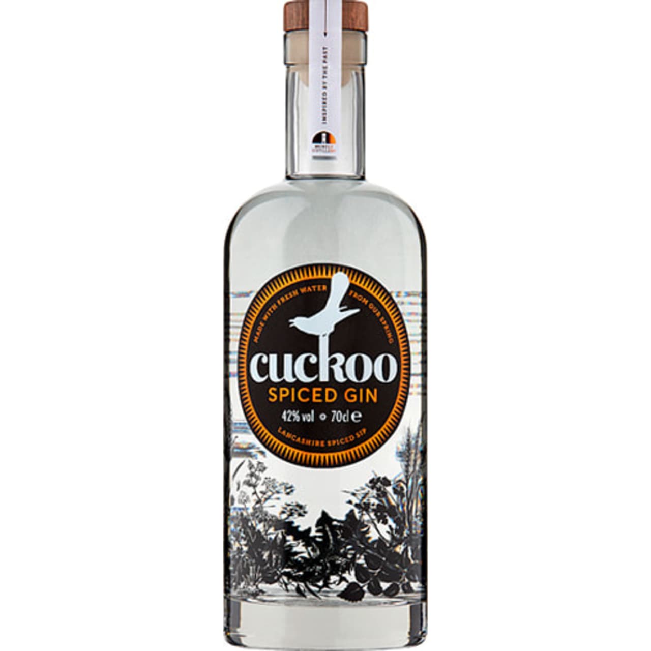 Cuckoo Spiced Gin is a fiery infusion of warming and aromatic sustainably sourced botanicals.