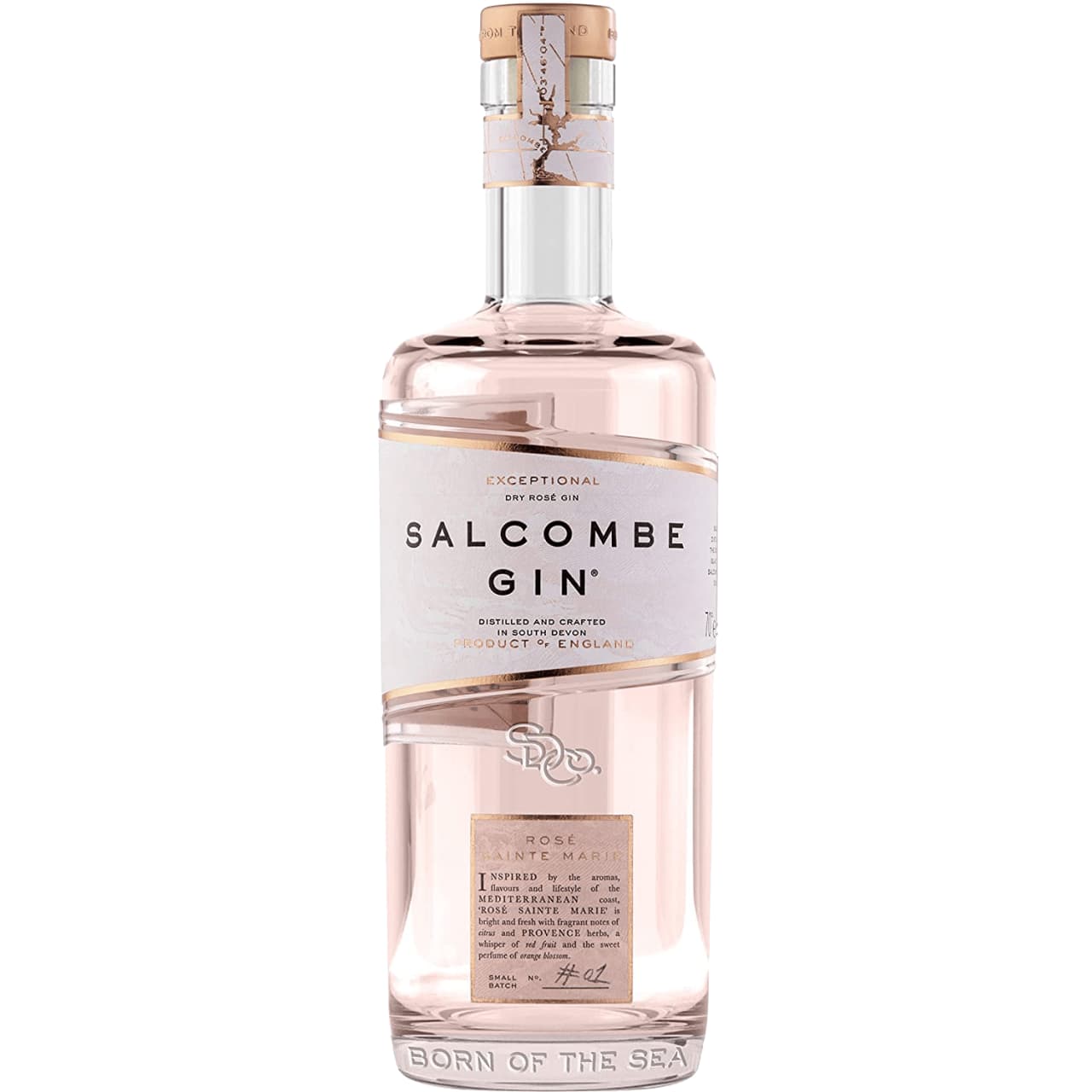Salcombe Gin ‘Rosé Sainte Marie’ is bright, fresh and delicate with aromas or freshly peeled lemons and a whisper of red fruit, followed by the subtle perfume of white flowers and orange blossom.