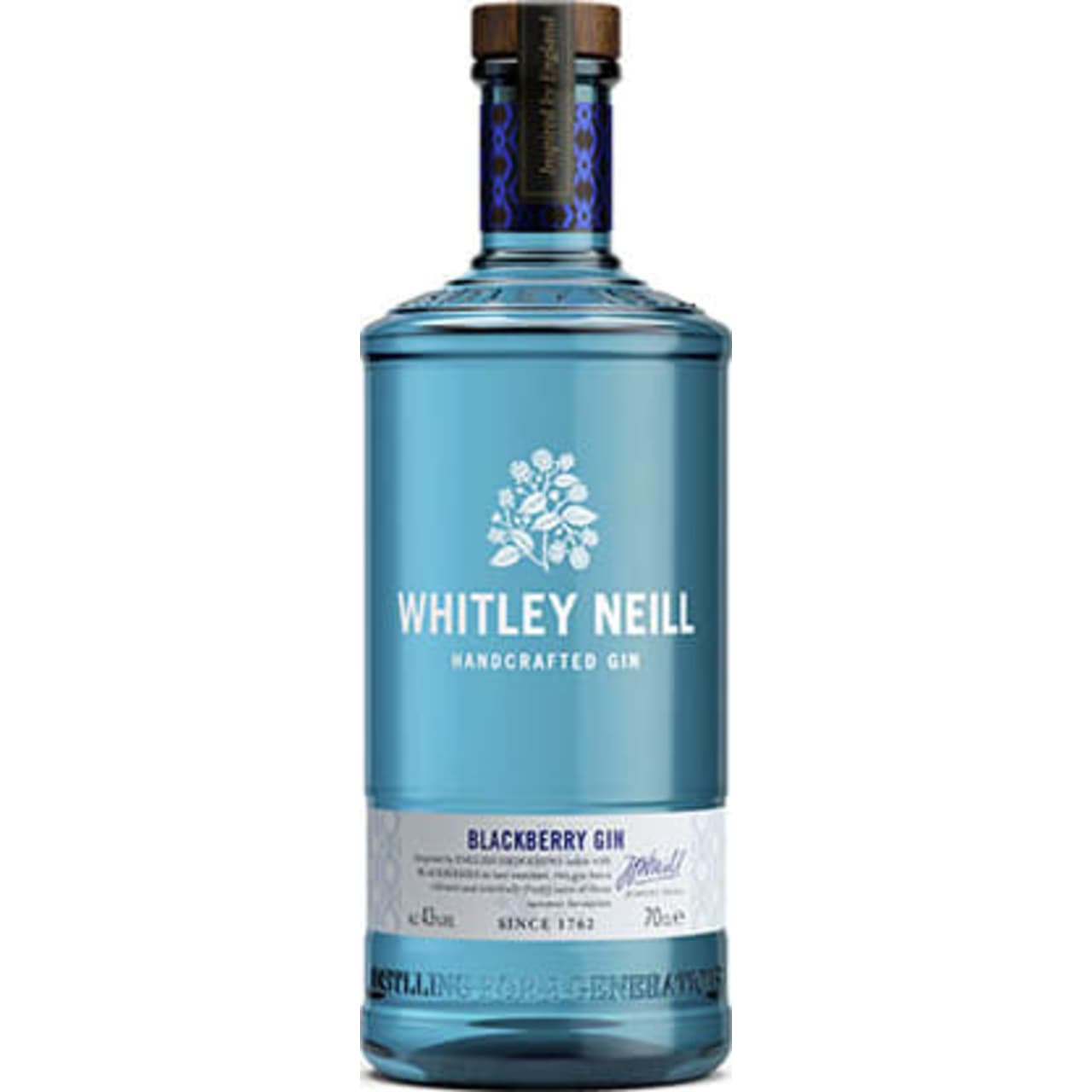Inspired by the hedgerows in rural England, Whitley Neill Blackberry Gin takes the signature botanical a supercharges it for this Flavoured gin.