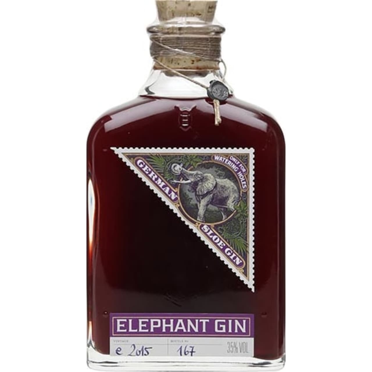 They have combined their award-winning Elephant London Dry Gin with the classic flavour of fresh sloe berries. Macerated in the gin for several months, these wild berries add a richly rounded, lightly sweet and exquisitely fruity bouquet as well as a typical warm red colour to the spirit.