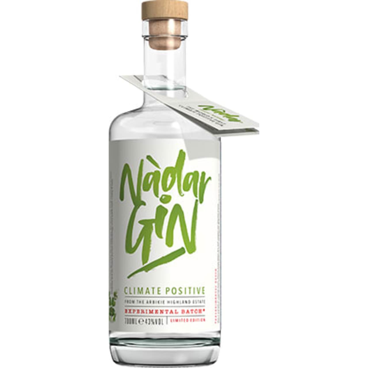 Nàdar Gin harnesses the power of nature and science to create this world first spirit. With a carbon footprint of -1.54 kg CO2e per 700ml bottle.