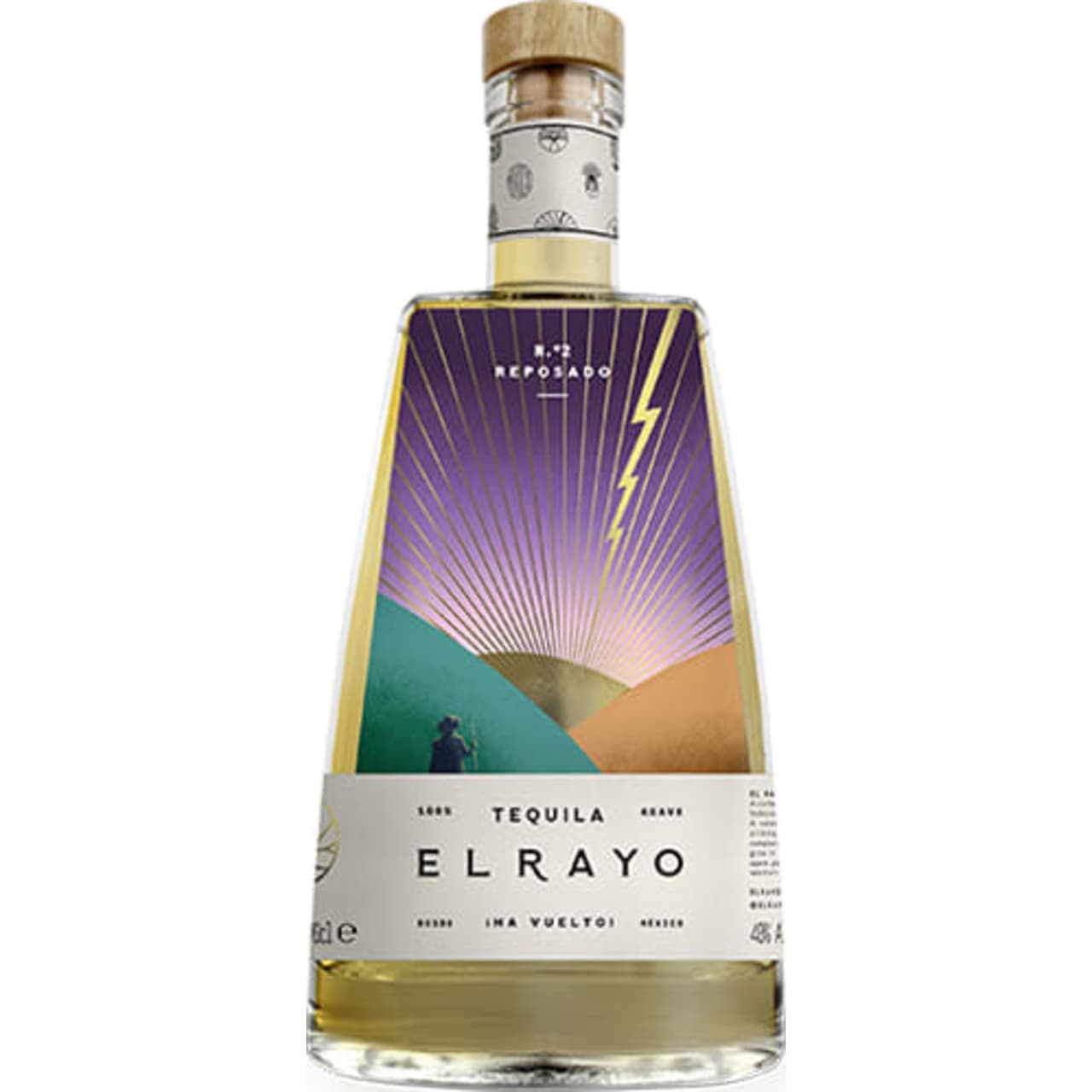 El Rayo Reposado is a full bodied and layered tequila made from 100% blue agave. Rested in ex-whisky casks for 7 months, it has a golden caramel colour and a rich, nutty complexity.