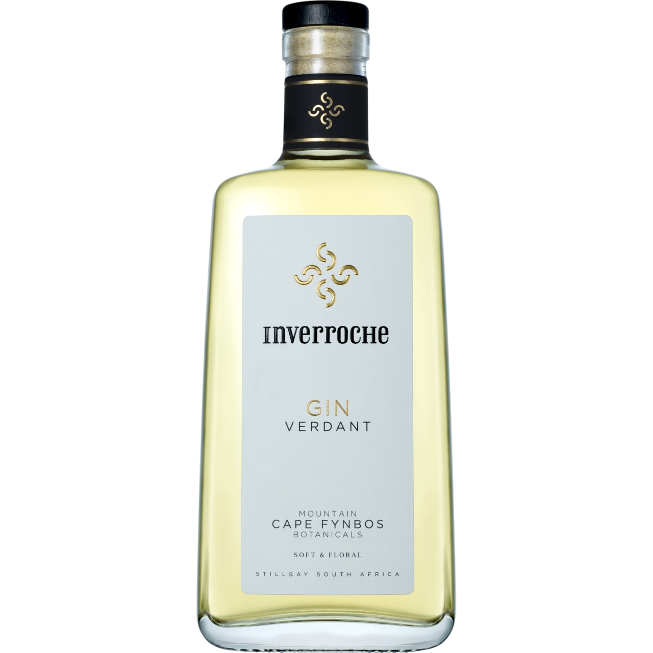 Inverroche Gin Verdant is floral and soft with a translucent golden-green hue. Delicate aromas reminiscent of elderflower and chamomile, lead to summer blooms, a touch of spice, subtle juniper, waxy lemon rind and alluring liquorice on the Palate.