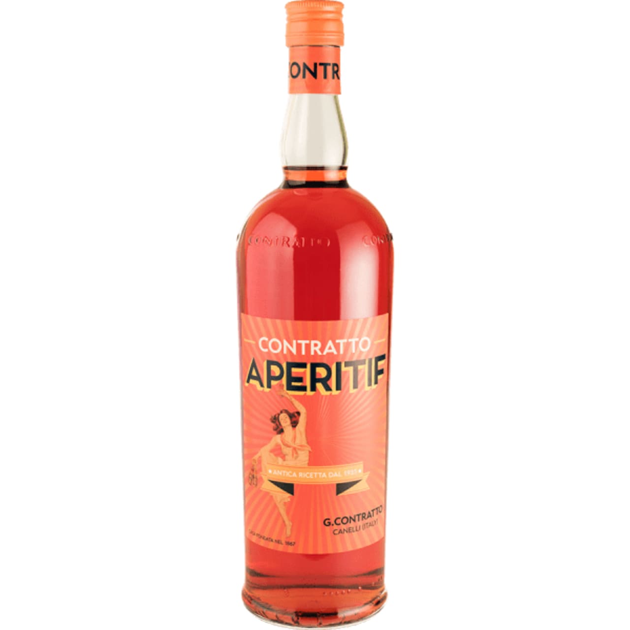 Based on original family recipe from the 1935, Contratto Aperitif has lively notes of rhubarb, lemon, tangerine and herbal notes bringing fresh and lively citrus balanced by a bittersweet edge.