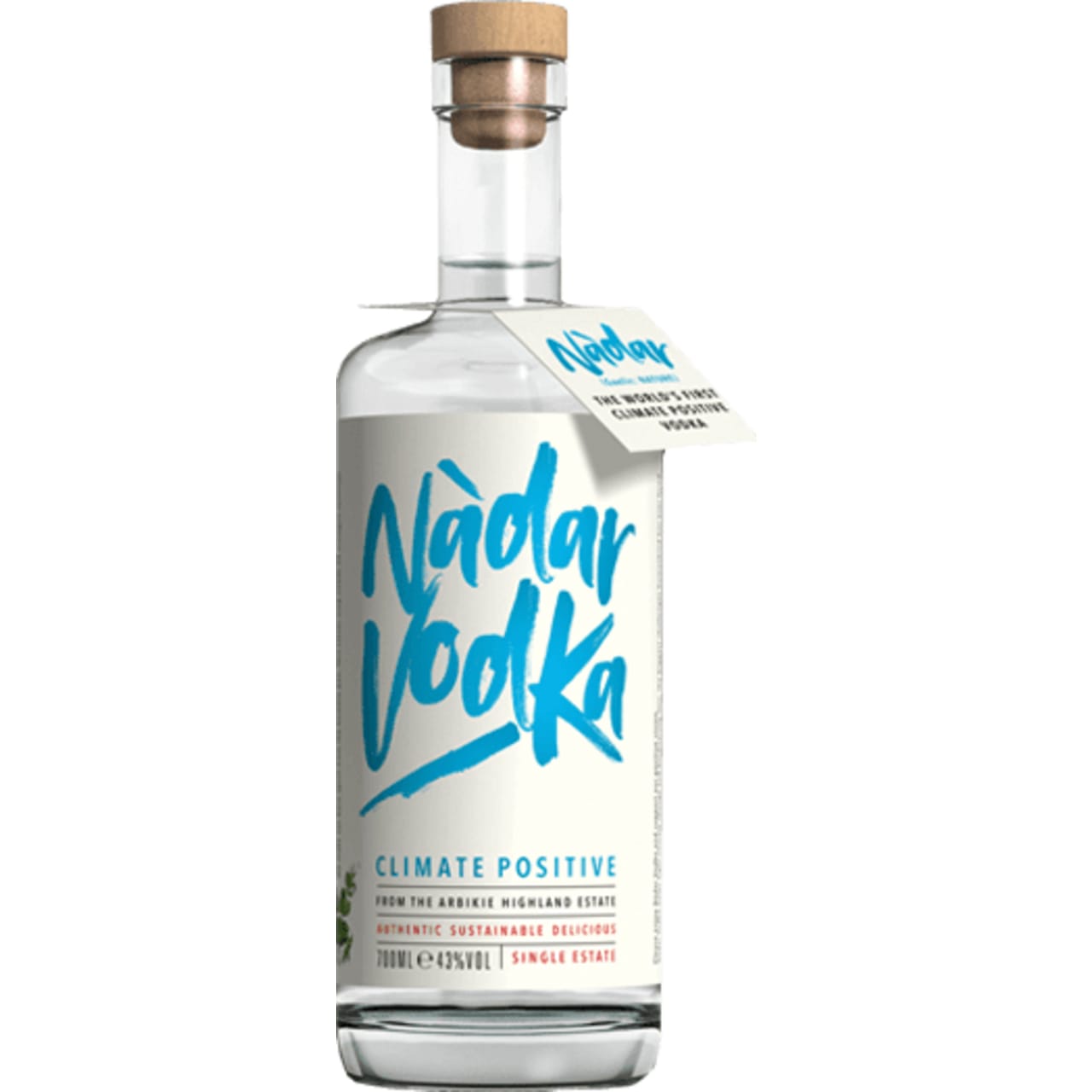 Nàdar Vodka harnesses the power of nature and science to create this world first vodka spirit with a carbon saving of >1.53 kg CO2e per bottle.