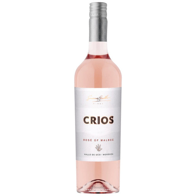 Crios Rosé is made from high quality malbec grapes and is a extremely well made. Expect a delicious combination of light summer red fruits, including strawberry, red cherry and cream.