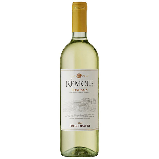 Rèmole Bianco 2021 has a beautiful clear straw yellow colour. The bouquet is a wonderful combination of floral and fruity notes ranging from jasmine and hawthorn to exotic fruits balanced by a hint of citrus.