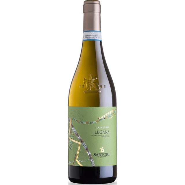 ﻿Pale yellow with greenish hues; delicate fruit and floral aroma; pleasantly dry and balanced flavour.